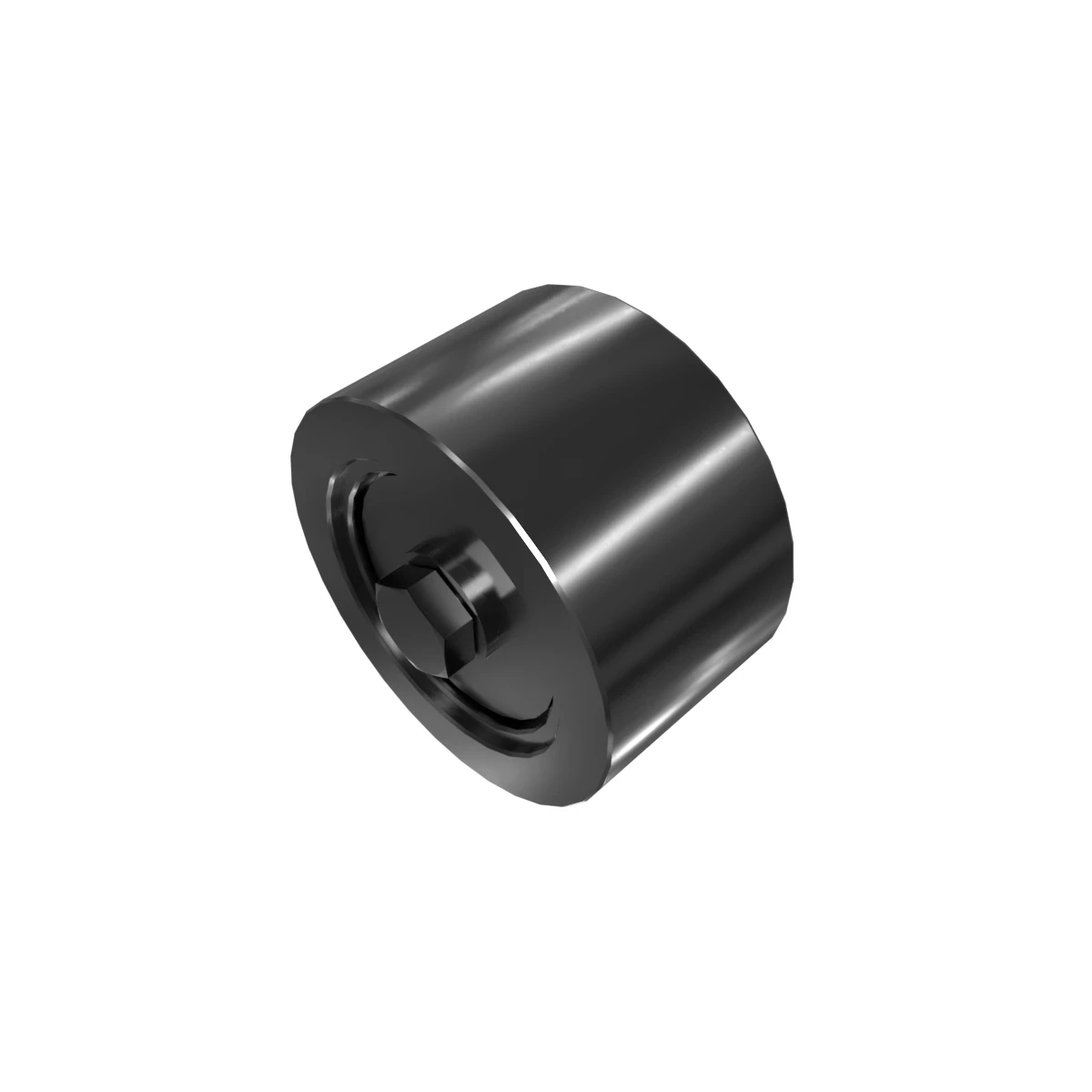 Polea loca plana de 74 mm de diámetro exterior